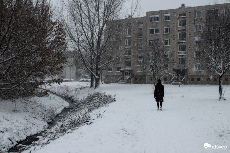 Séta a hóban