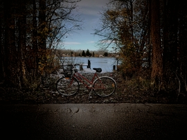 Enyhén fagyos havas időben a legjobb tekerni 