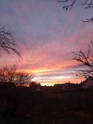 Fények az őszi naplementében