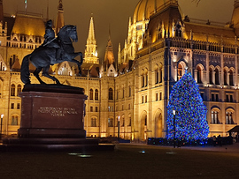 Országház- karácsony előtt