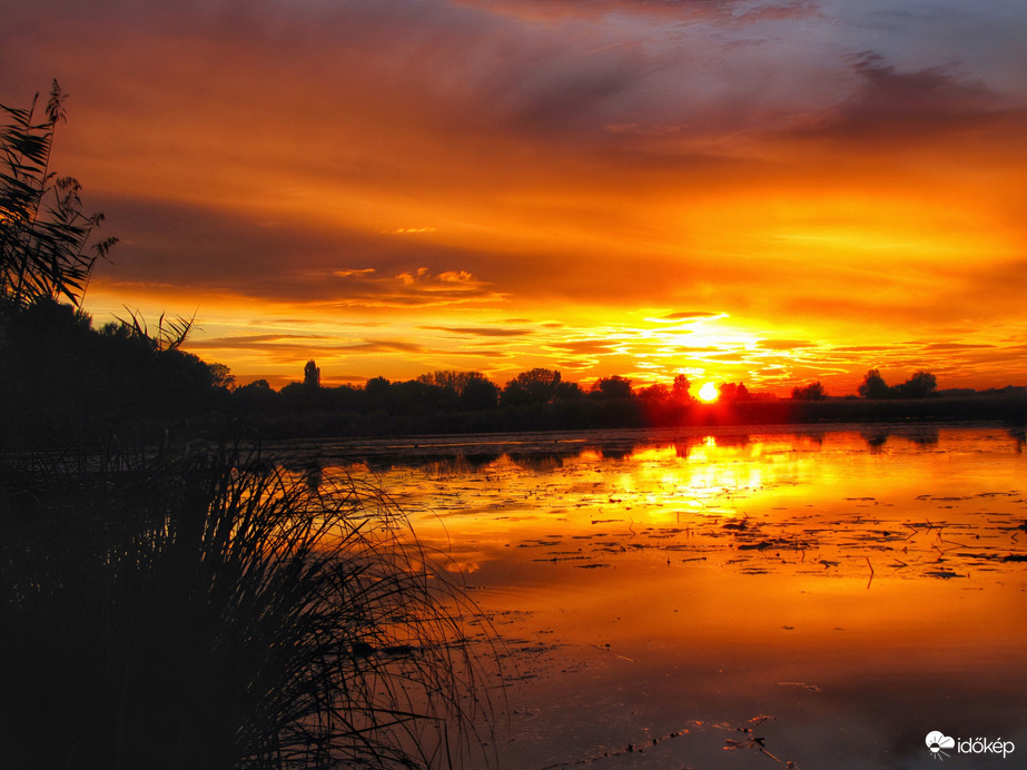 Szigetközi naplemente 