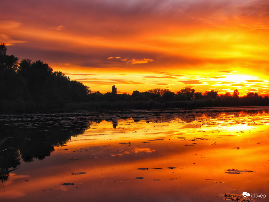Szigetközi naplemente 