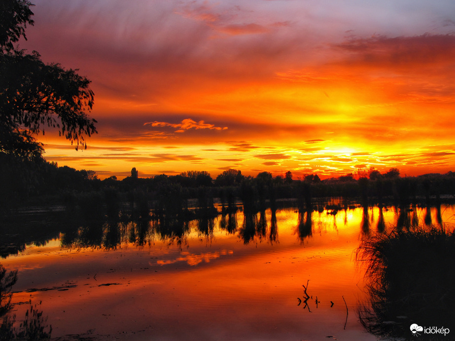 Szigetközi naplemente 