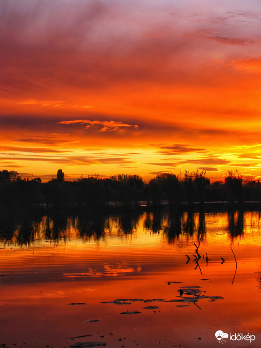 Szigetközi naplemente 