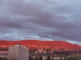 Alpenglow / Alpenglühen jelenség 