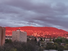 Alpenglow / Alpenglühen jelenség 