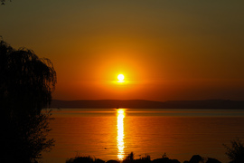 Naplemente Balatonőszödön - 2015 augusztus