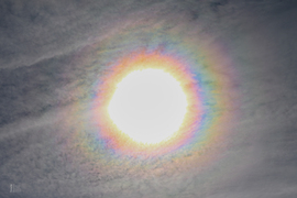 Szivárványos napkoszorú, Tiszalök