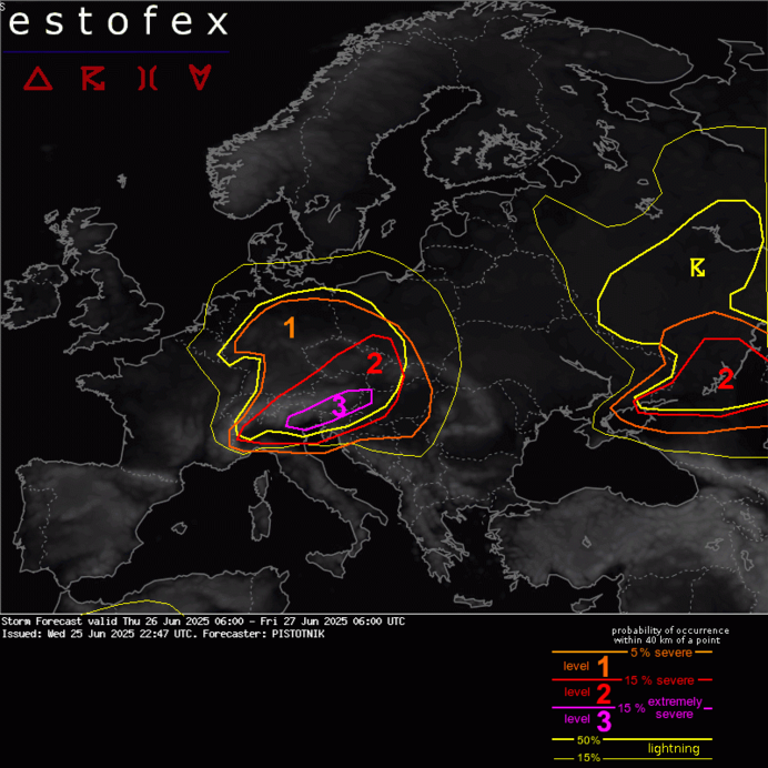 Térkép: ESTOFEX