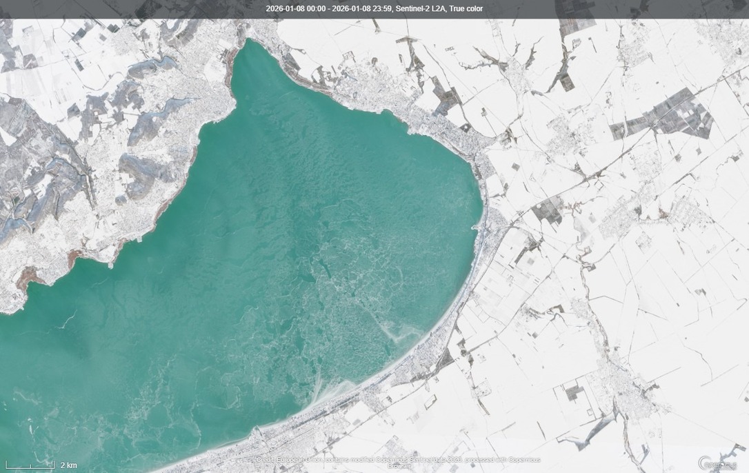 Műholdkép: Sentinel-2 