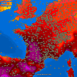 Térkép: Meteociel.fr