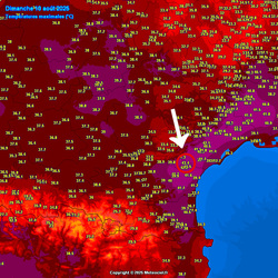 Térkép: Meteociel.fr