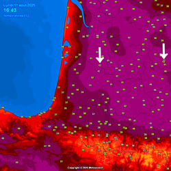 Térkép: Meteociel.fr