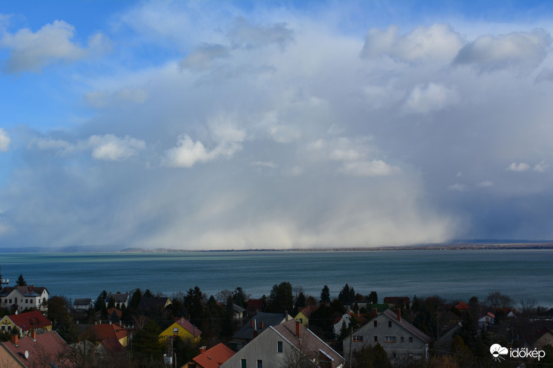 Hóförgeteg a Balaton déli partján