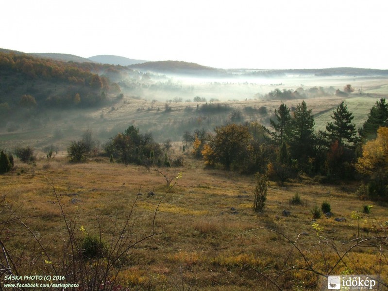 Ködös reggel Aggteleken