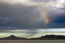 Ma reggel a Balaton felett