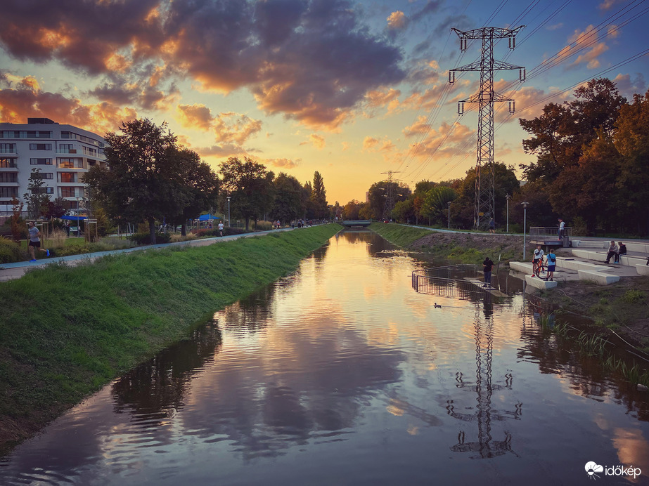 A Rákos-patak a XIII.kerületben,2024.09.19.