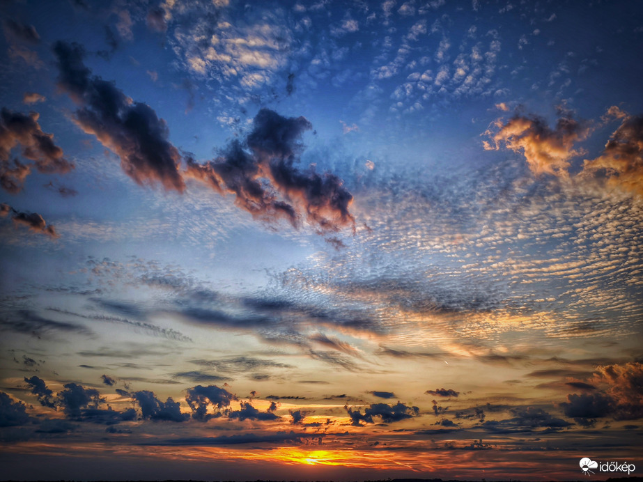 Csökkenésnek induló felhőzet