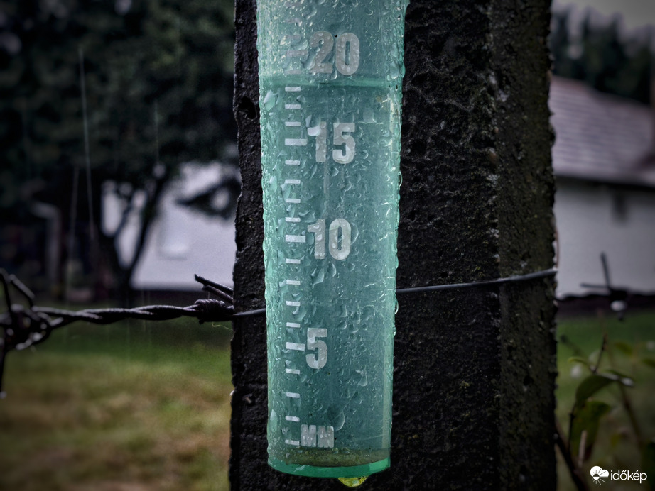 Kis híján 20 mm landolt a mérőben