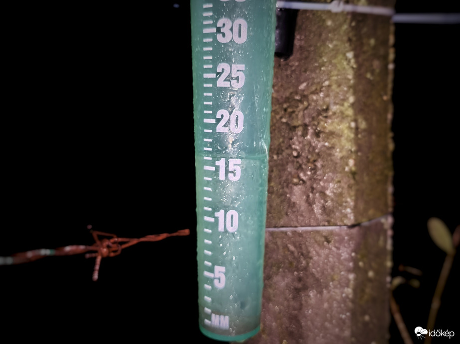 16 mm-t hoztak az októberi zivatarok, záporok