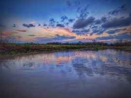 Elvonuló felhőtakaró