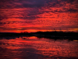 Tüzes november lángtenger égen és földön