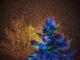 Ha nem is fehér, de legalább havazós karácsony :)