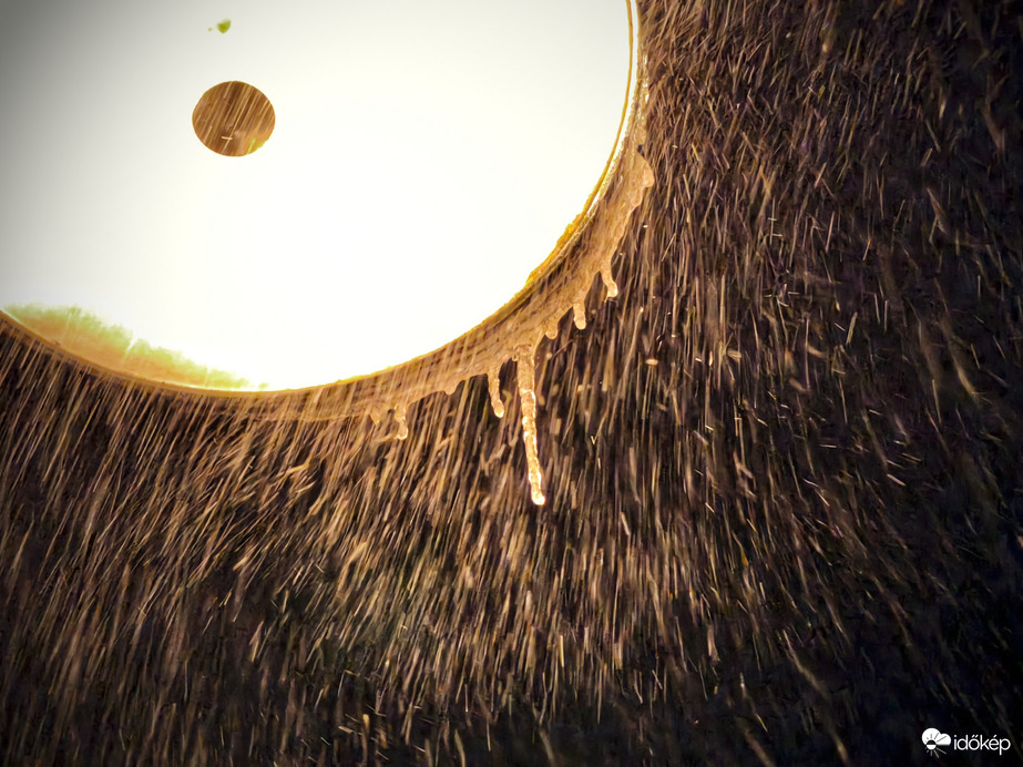 Jégcsapok és a havazás