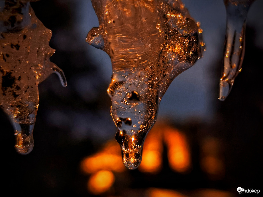 Téli jégcsap kiállítás