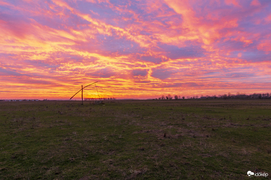 Hortobágyi naplemente 