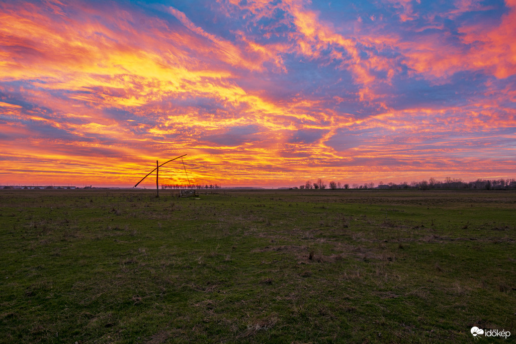 Hortobágyi naplemente 
