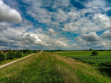 Szèp gomolyos idő az Erdèlyi Szamosdarán .