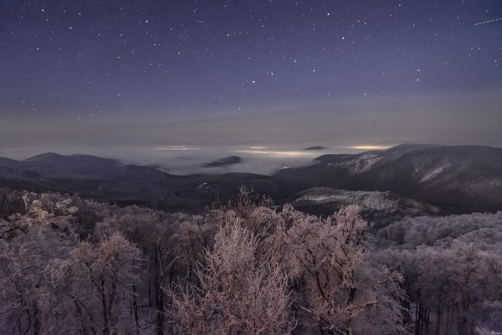 Havas, tejködös hangulat Dobogókőn