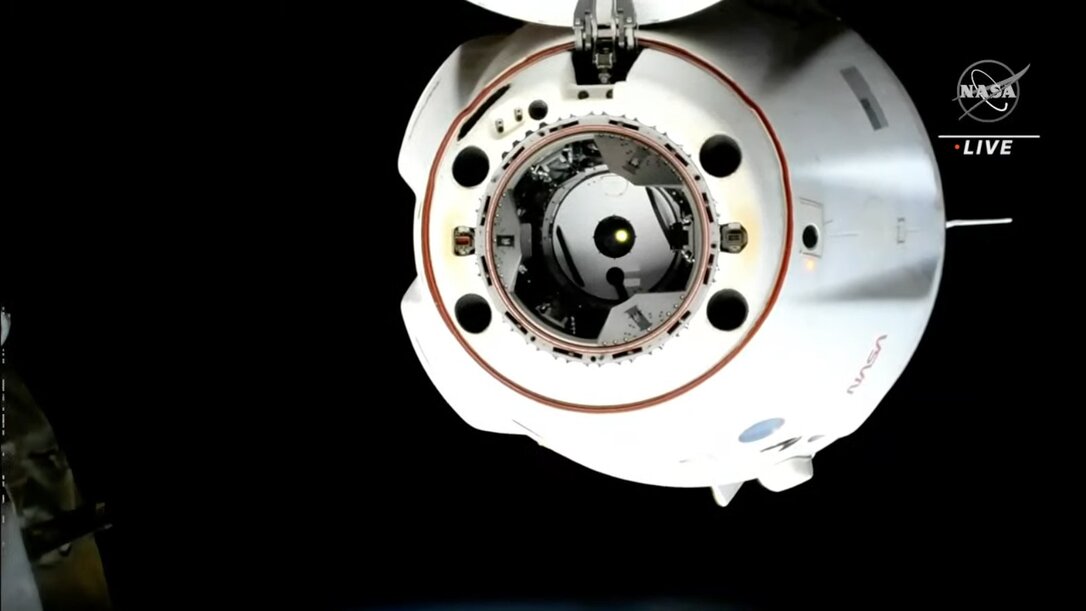 Crew-3 távolodik az ISS-től (NASA)