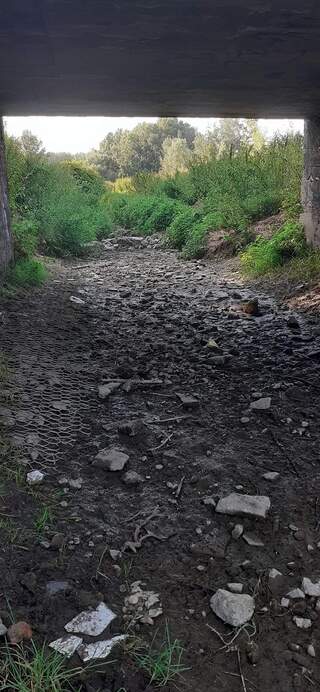 Kiszáradt Szilas-patak