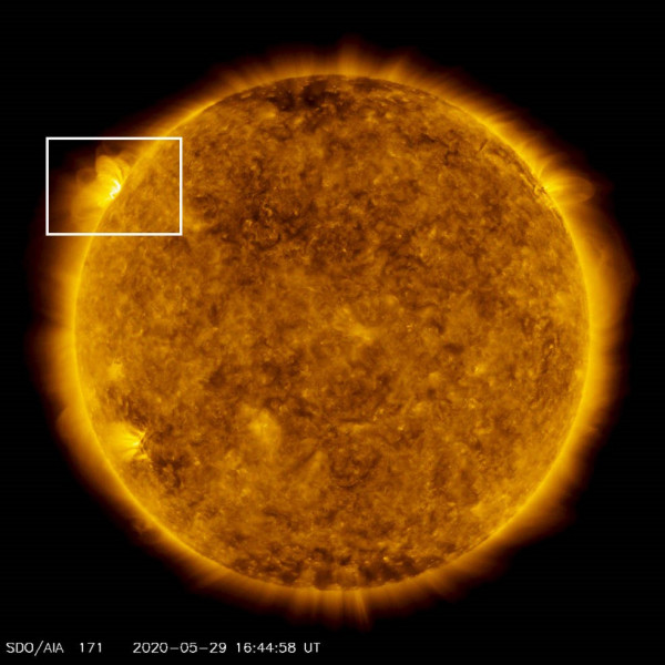 Nap fler május 29. Forrás: NASA