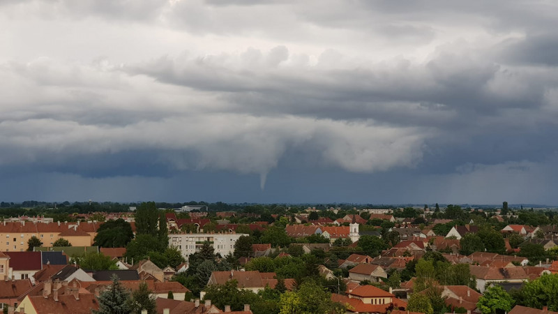 Tuba Gátérről Csongrád irányába nézve