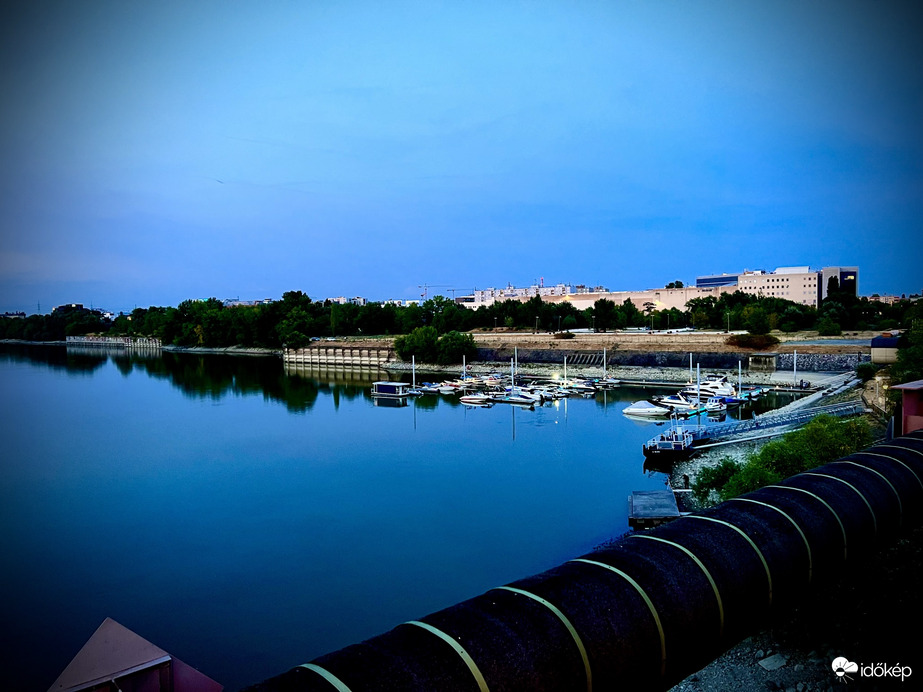 Népsziget napnyugta