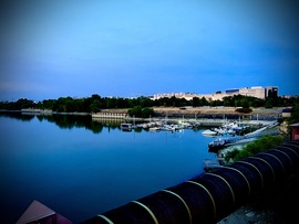 Népsziget napnyugta