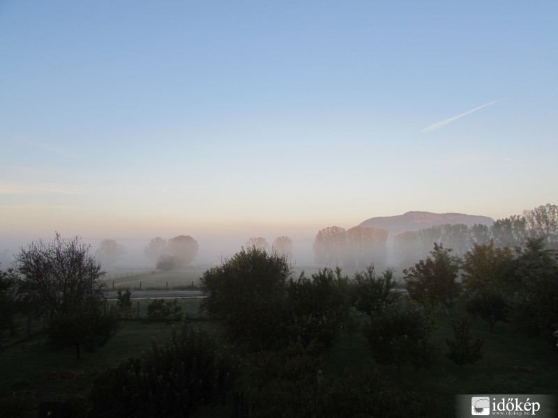 Ködbe burkolózott a Szent György-hegy