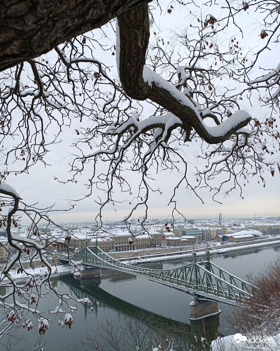 A Gellért-hegy téli arca