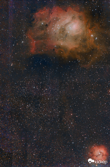 Laguna Köd És Trifid Köd (M8 M20)