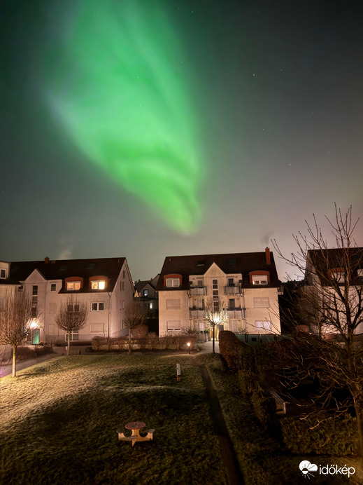 Sarki fény Hanau-ban (DE)