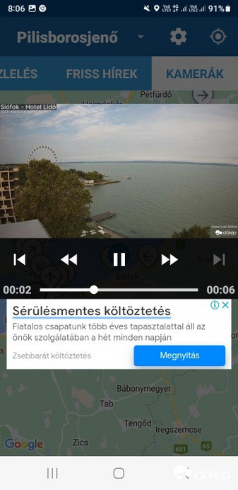 Észlelési fényképek