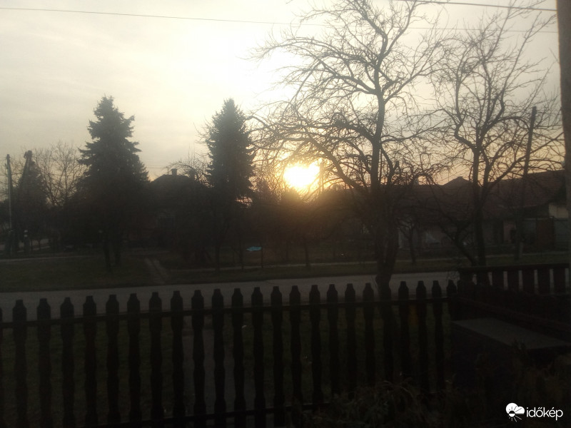 Naplemente Békésen.