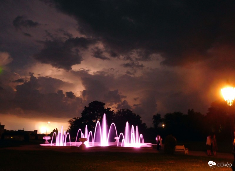 Tegnap esti MKR Keszthelyről nézve