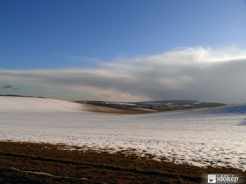 Téli tájkép Zalából