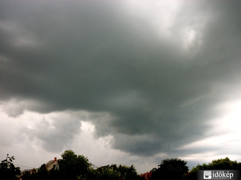 zivatar érkezése