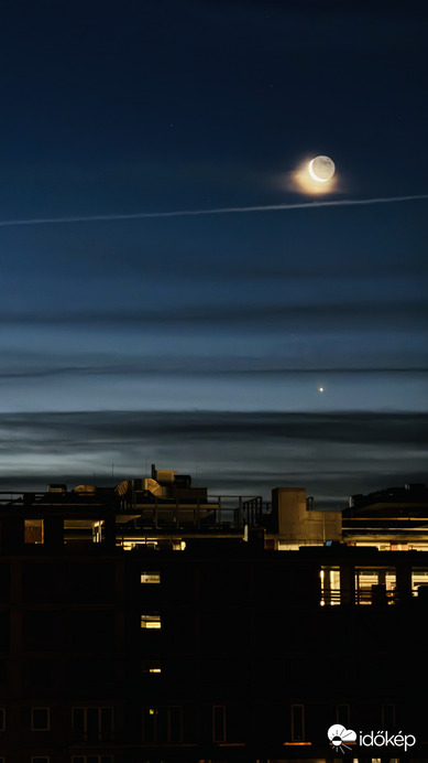 Holdsarló alatt a Jupiter ragyogott ma hajnalban