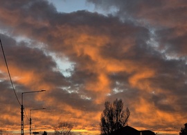 Karácsonyi égbolt és naplemente6